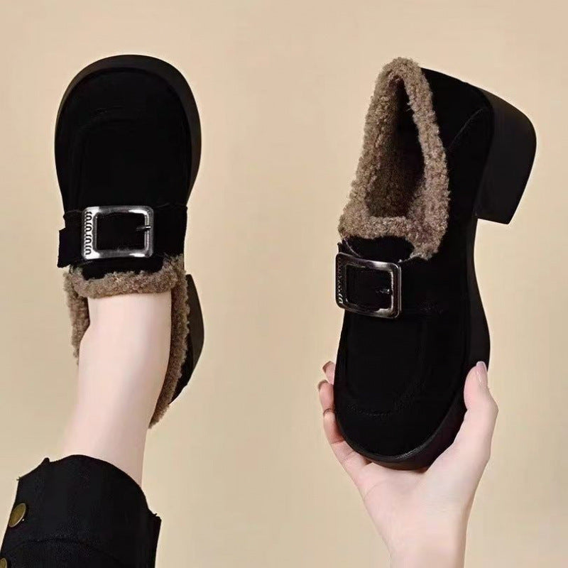Damen Komfortable und modische Clogs mit kuscheligem Innenfutter EB