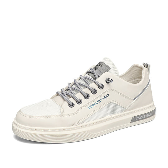 Damen Sportliche Sneakers mit perforierter Oberfläche und gepolsterter Sohle EB