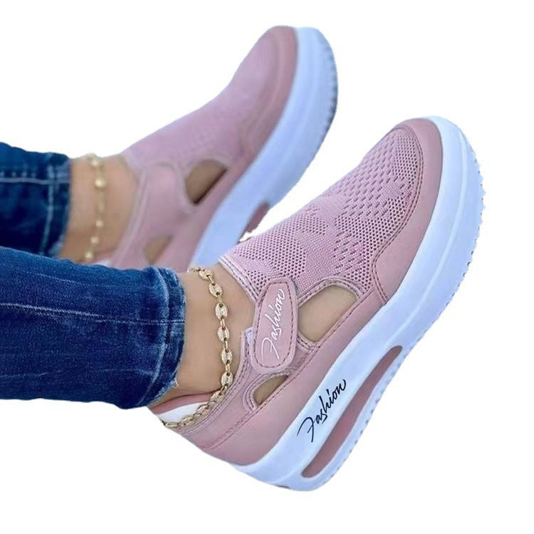 Damen atmungsaktive Sneaker mit elastischem Wechselfußbett EB
