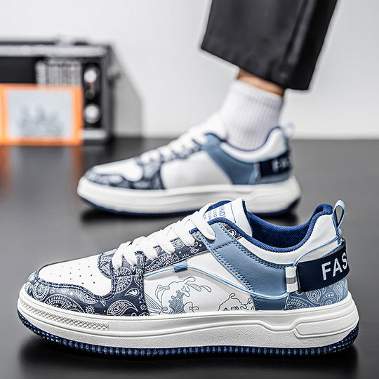 Damen Sneakers mit einzigartigem grafischem Design und flexibler Sohle EB