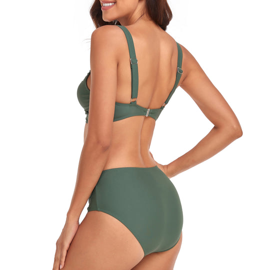 Damen Hochschnitt Bikini-Set EB