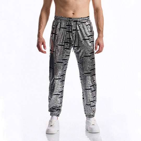 Herren modische Sweatpants mit reflektierendem Muster EB
