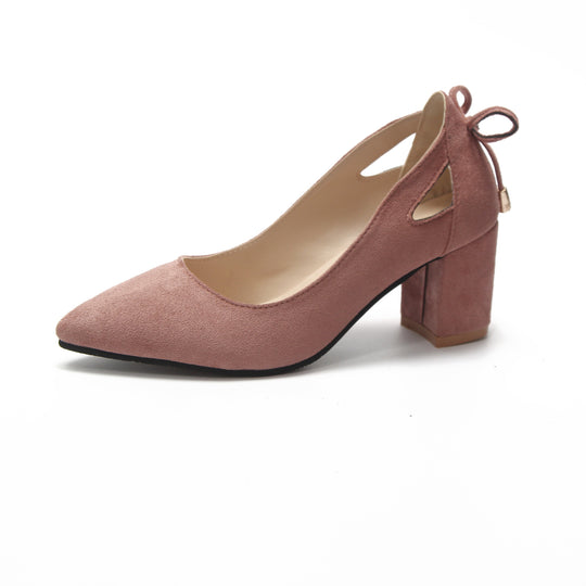 Damen Elegante Slingback-Pumps mit modischem Riemen und bequemem Blockabsatz EB