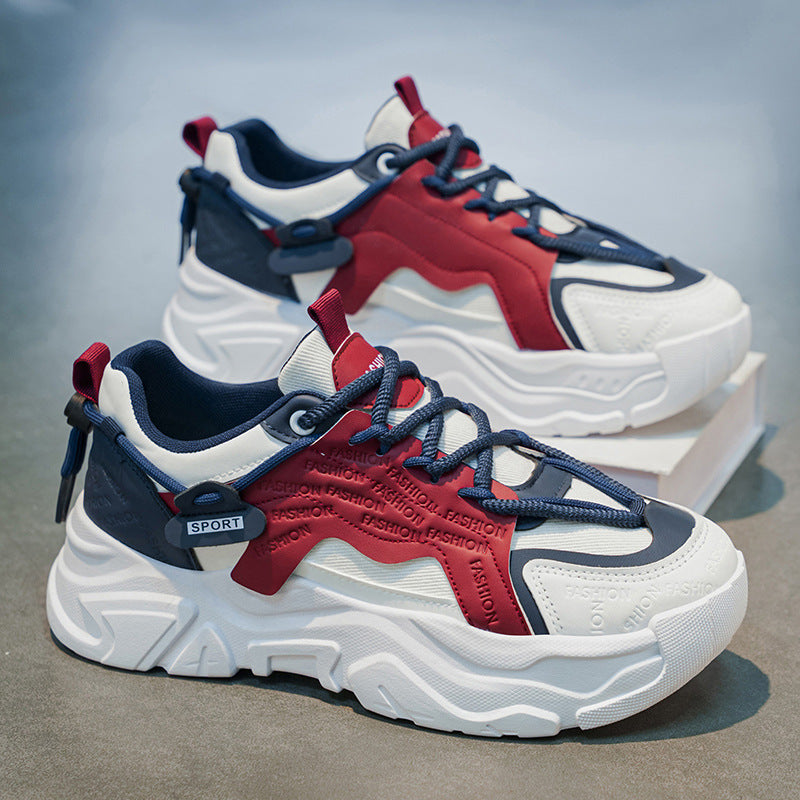 Damen Chunky Fashion Sneakers mit sportlichem Design und atmungsaktivem Obermaterial EB