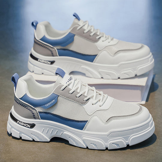 Herren Sportliche Sneakers mit atmungsaktivem Mesh-Obermaterial und rutschfester Profilsohle EB