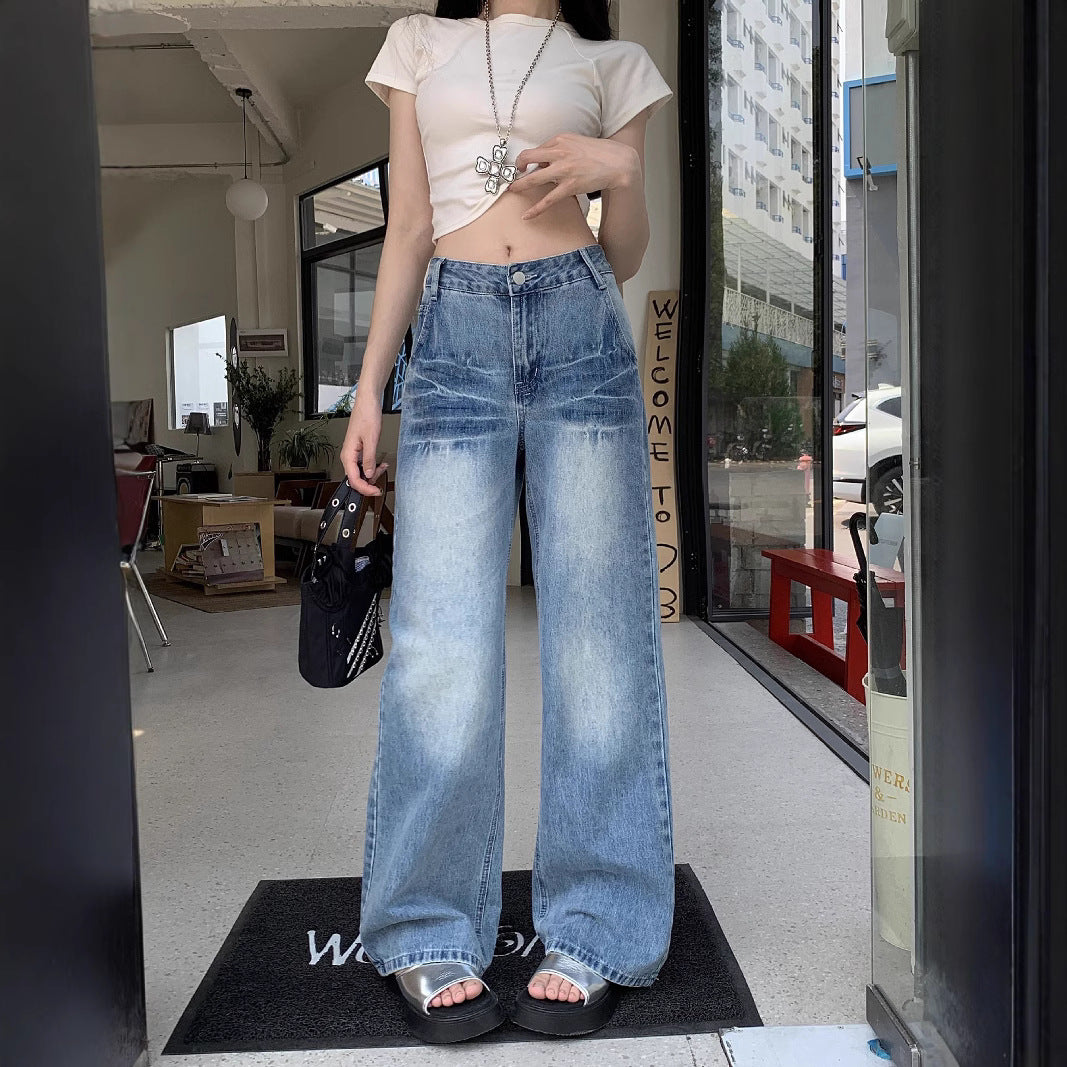 Damen Flared Jeans mit hohem Bund EB