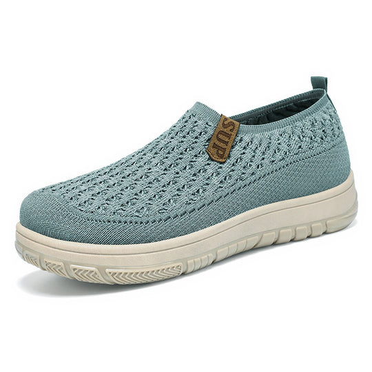 Damen Atmungsaktive Slip-On Laufschuhe mit flexibler Sohle EB