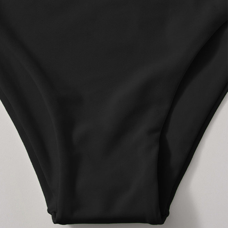 Damen Hochgeschnittener Bikini-Hosenteil mit elegantem Bund EB