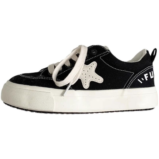 Damen modische Sneakers mit komfortabler Dämpfung und einzigartigem Sternenmotiv EB