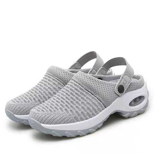 Damen Luftige Clogs mit ergonomischem Komfort und rutschfester Sohle EB