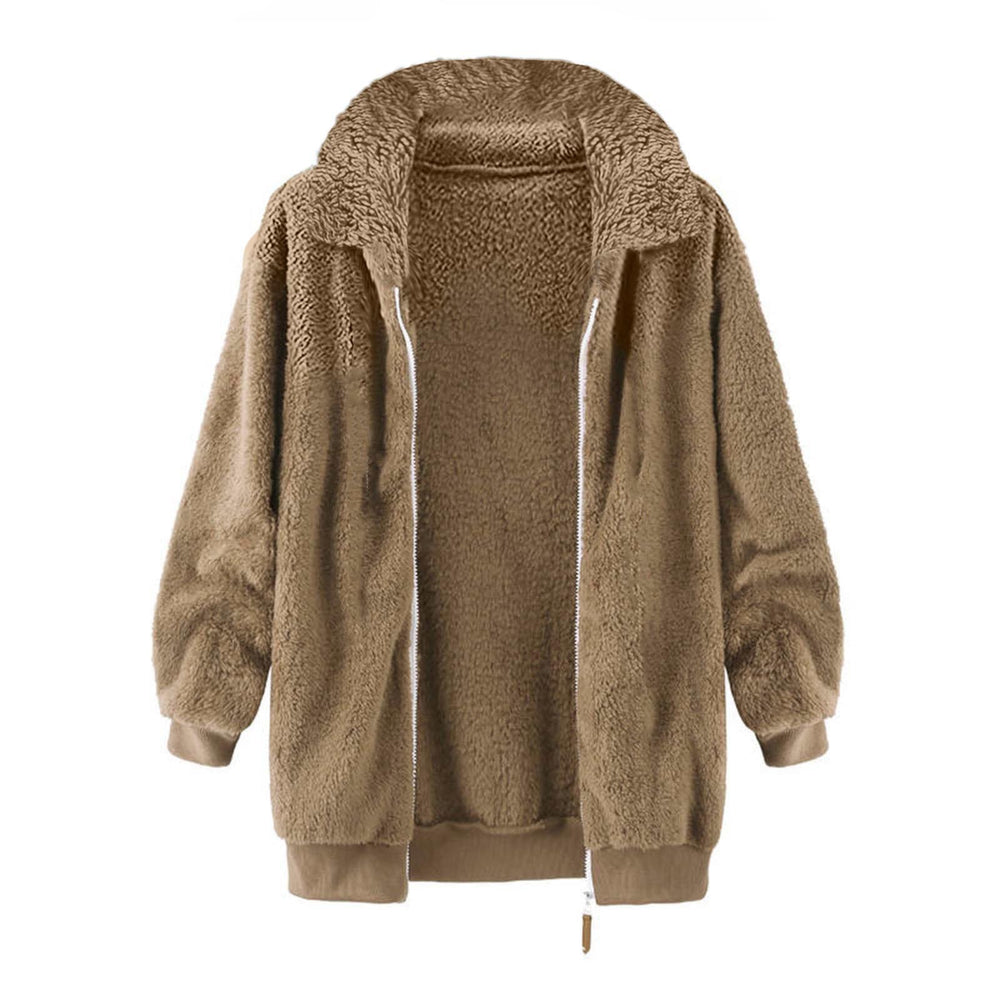 Damen Fleece-Jacke im Oversized-Stil EB