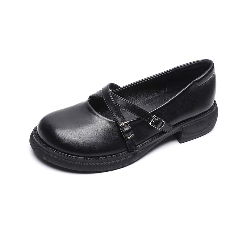 Damen Ballerinas mit modernem Riemenverschluss und Komfortsohle EB