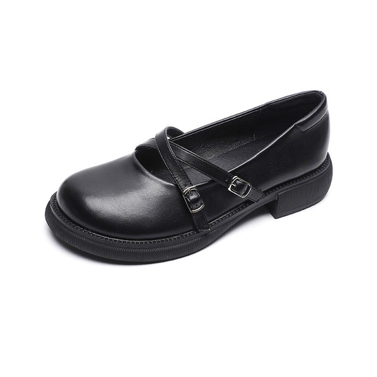 Damen Ballerinas mit modernem Riemenverschluss und Komfortsohle EB