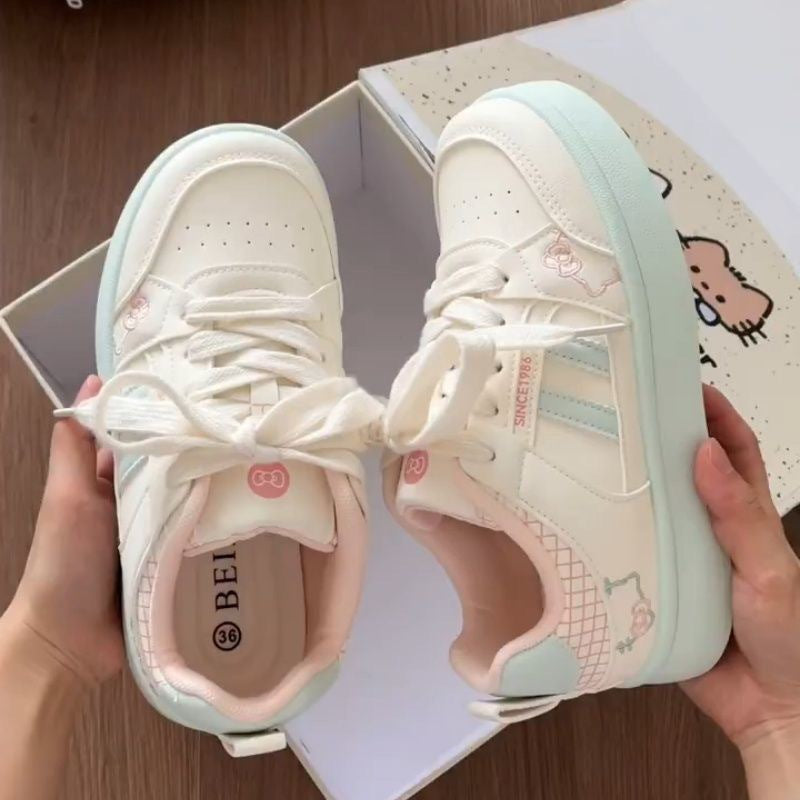 Damen Komfortable Sneaker mit verspieltem Design und hochwertiger Polsterung EB
