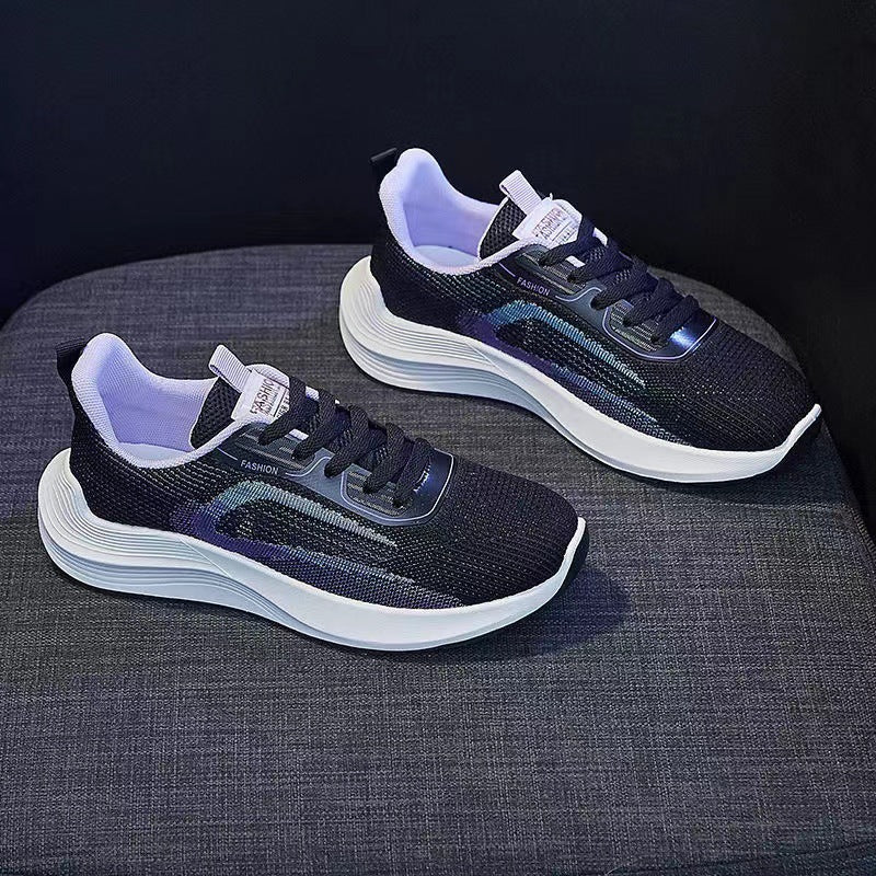 Damen Leichte Lauf- und Freizeitschuhe mit atmungsaktivem Obermaterial und Flexibilität EB
