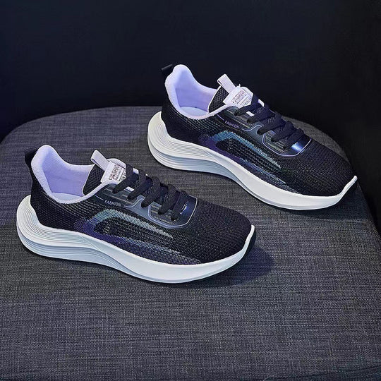 Damen Leichte Lauf- und Freizeitschuhe mit atmungsaktivem Obermaterial und Flexibilität EB