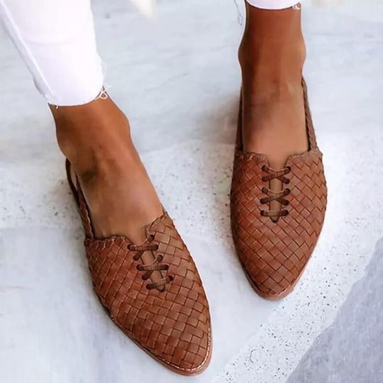 EB | Gewebte Slip-On-Ballerinas