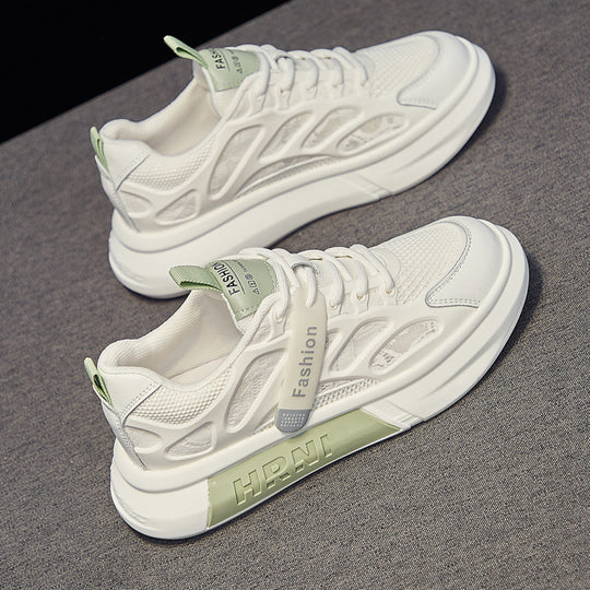 Damen Sportliche Sneaker mit atmungsaktiver Netzstruktur und ergonomischer Dämpfung EB