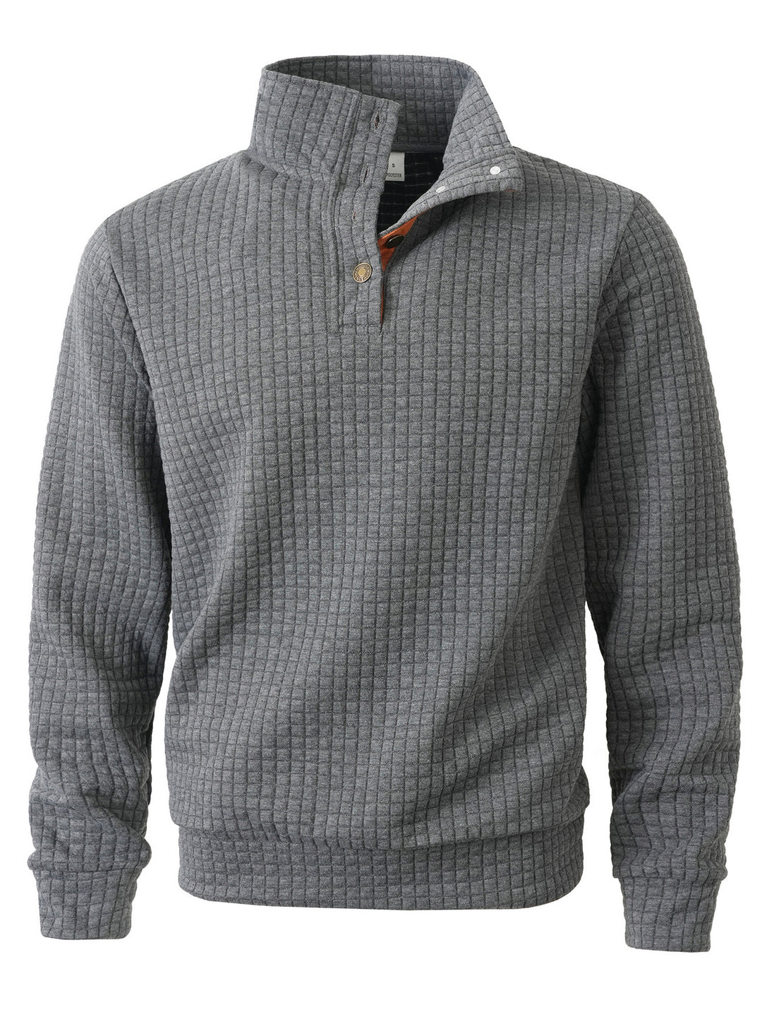 Herren stylischer Pullover mit modischem Stehkragen EB