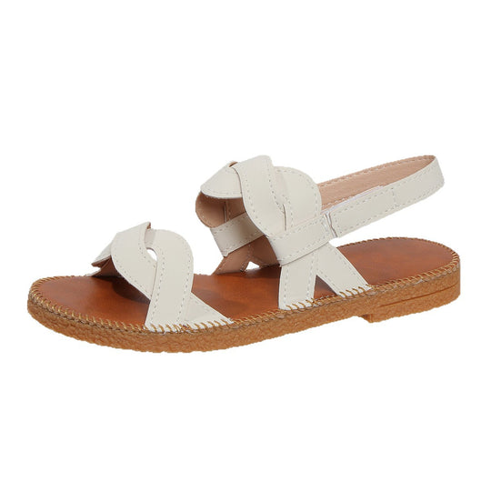 Damen Sandalen mit komfortabler Fessel-Applikation EB