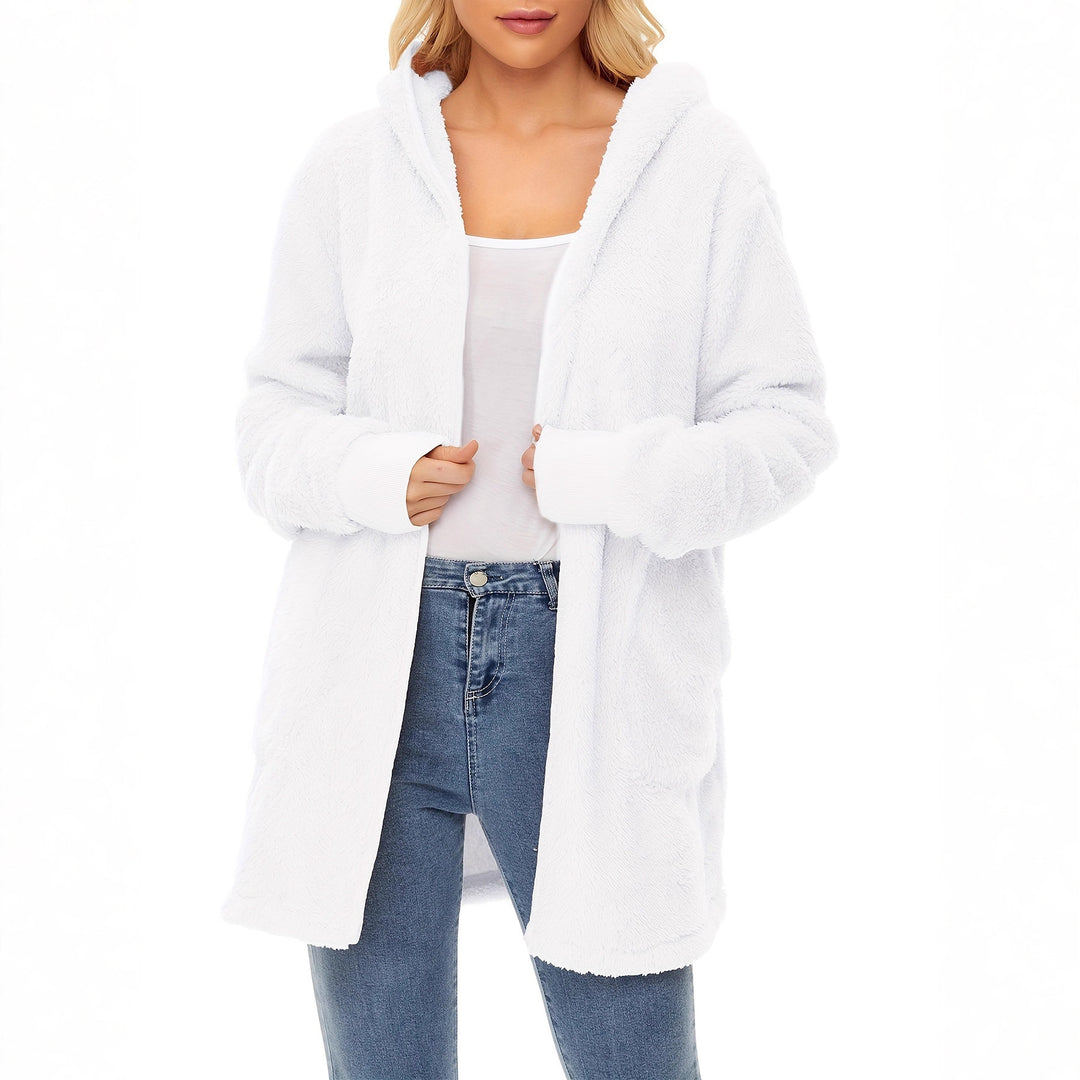 Damen weicher Fleece-Mantels EB