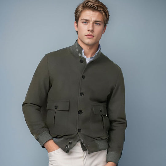 Herren modische Utility-Jacke mit praktischen Taschen EB 1760428331
