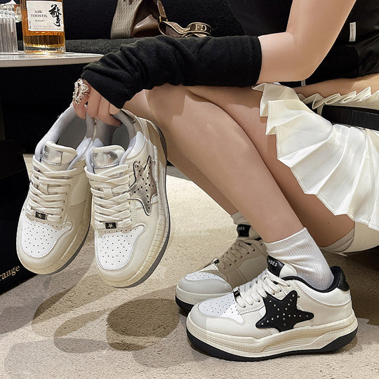 Damen Sneakers mit einzigartigem Sternen-Design EB