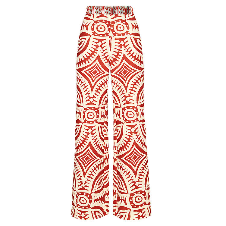Damen Eleganter asymmetrischer Badeanzug mit stylischem Muster EB