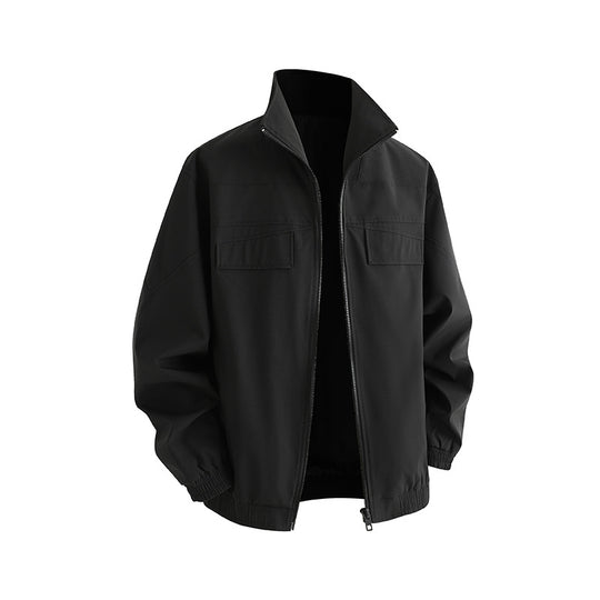 Herren Freizeitjacke mit praktischen Taschen und hohem Kragen EB