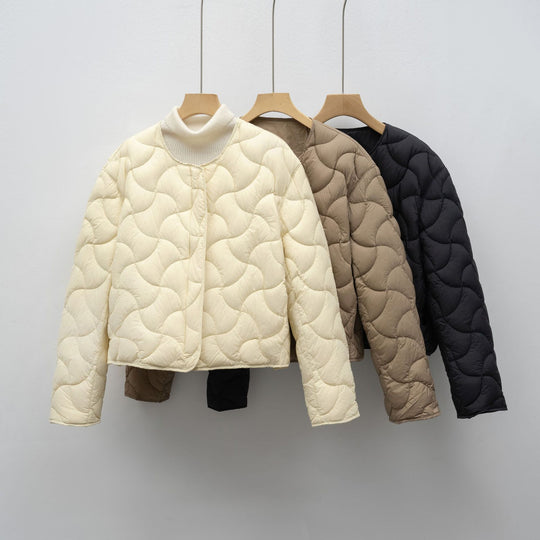 Damen modische Steppjacke im lässigen Design EB