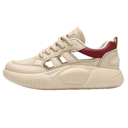 Damen Sportliche Sneakers mit atmungsaktiver Mesh-Oberfläche und dämpfender Sohle EB