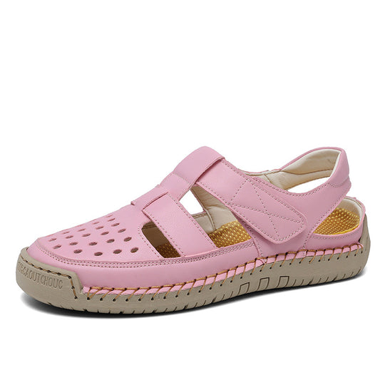 Damen Bequeme und luftige Freizeitsandalen mit ergonomischem Fußbett EB