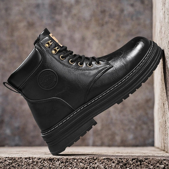 Damen Robuste Schnürstiefel mit verstärktem Knöchel und rutschfester Sohle EB