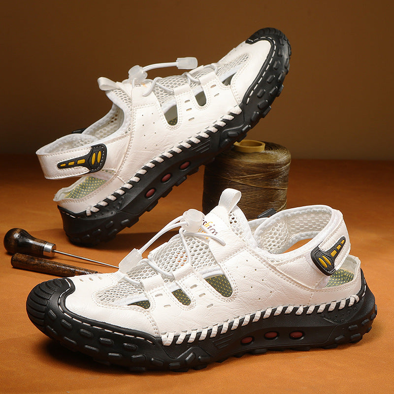 Herren Atmungsaktive Outdoor-Sneaker mit flexiblem Schnellverschluss EB