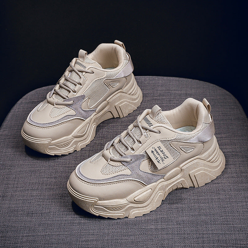 Damen Sneakers im modernen Chunky-Stil mit atmungsaktivem Obermaterial und gepolsterter Sohle EB