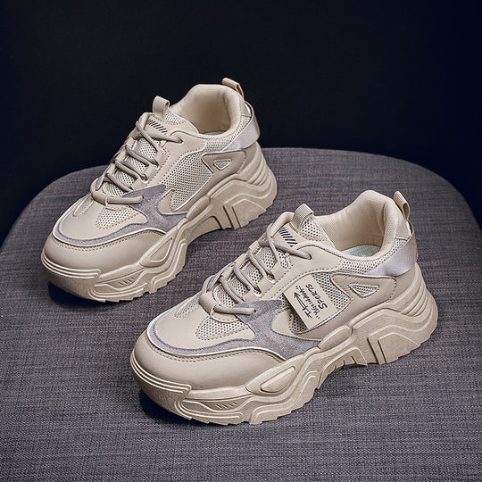 Damen Sneakers im modernen Chunky-Stil mit atmungsaktivem Obermaterial und gepolsterter Sohle EB