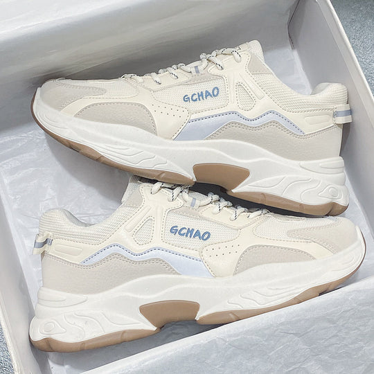 Damen Sportliche Sneakers mit atmungsaktiven Einsätzen und flexibler Sohle EB