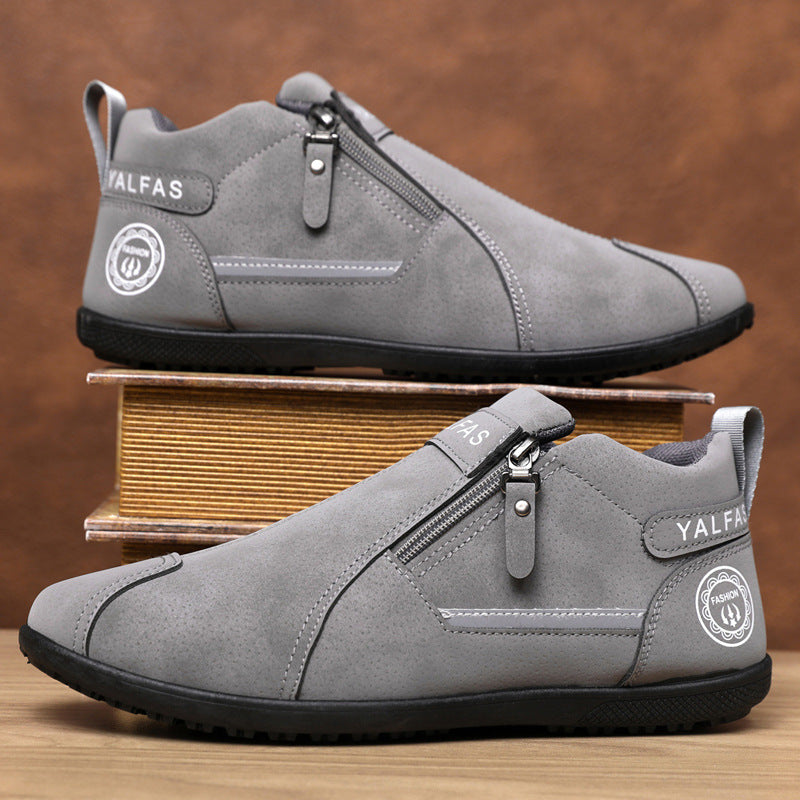 Damen Elegante und bequeme Stiefeletten mit Reißverschluss EB