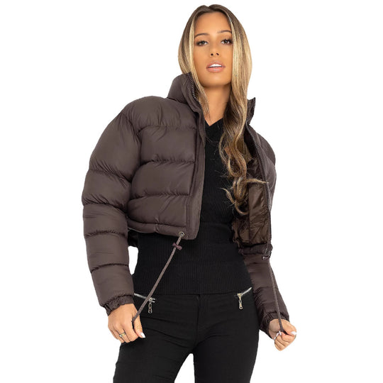 Damen trendige kurze Steppjacke EB