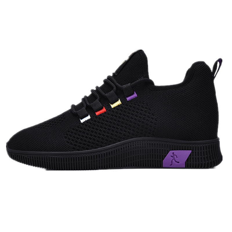 Damen Sportliche und atmungsaktive Lace-Up Sneakers EB