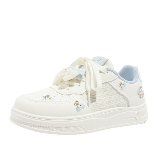 Damen Sneakers mit verspieltem Obstmotiv und atmungsaktiver Oberfläche EB