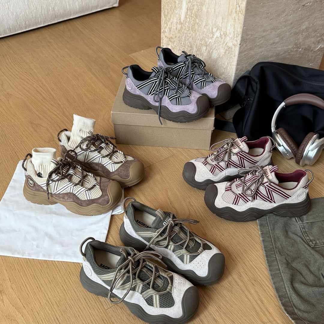 Damen vielseitige Aktiv-Sneaker mit atmungsaktivem Obermaterial und rutschfester Sohle EB