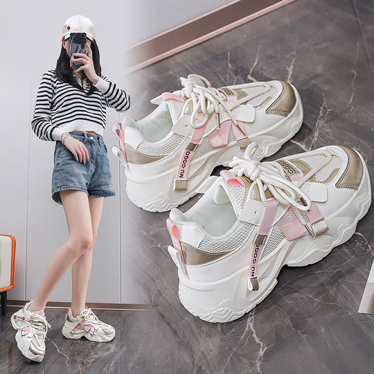 Damen Sneakers mit modischem Design und atmungsaktiven Materialien EB