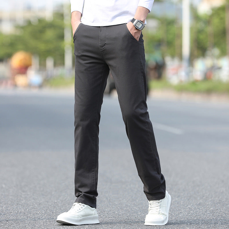 Herren Chinos mit schmalem Schnitt und elastischem Bund EB