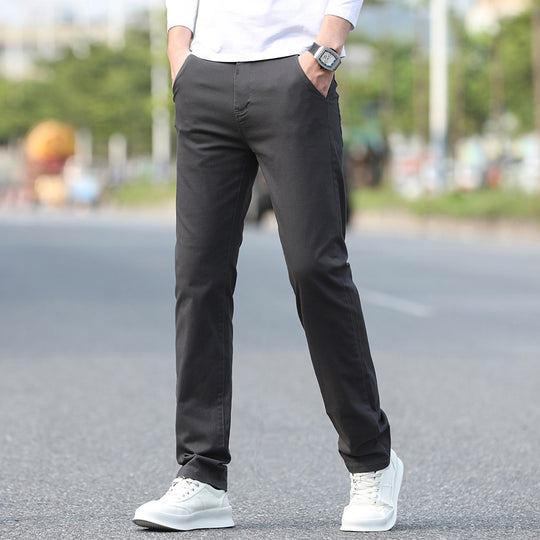 Herren Chinos mit schmalem Schnitt und elastischem Bund EB