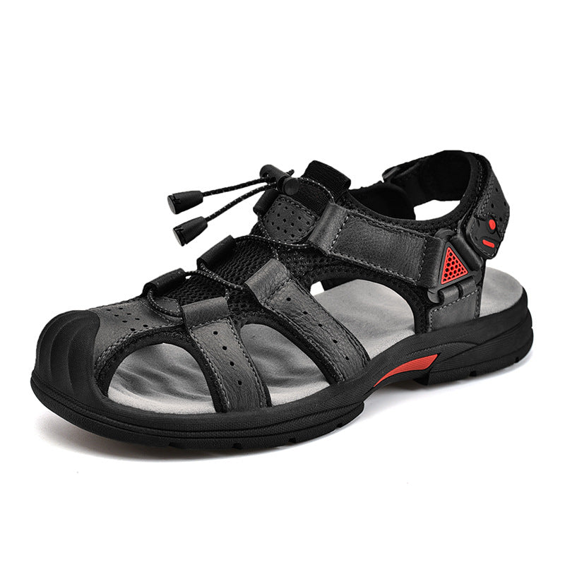 Damen Sandalen mit atmungsaktiven Netz-Elementen und rutschfester Sohle EB