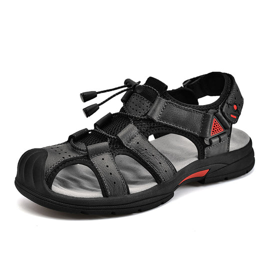 Damen Sandalen mit atmungsaktiven Netz-Elementen und rutschfester Sohle EB