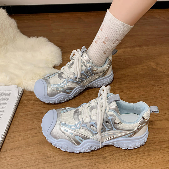 Damen sportliche Outdoor-Laufschuhe mit rutschfester Sohle und atmungsaktivem Obermaterial EB