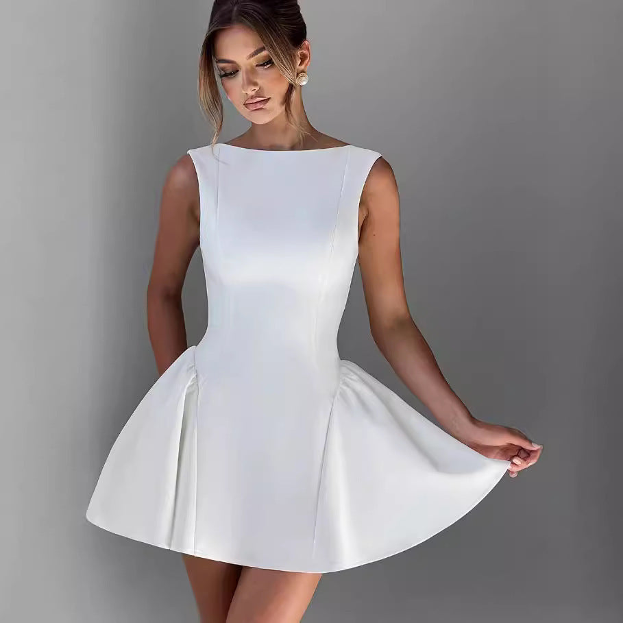 Damen Kleid mit A-Linien Schnitt und eleganter Silhouette EB
