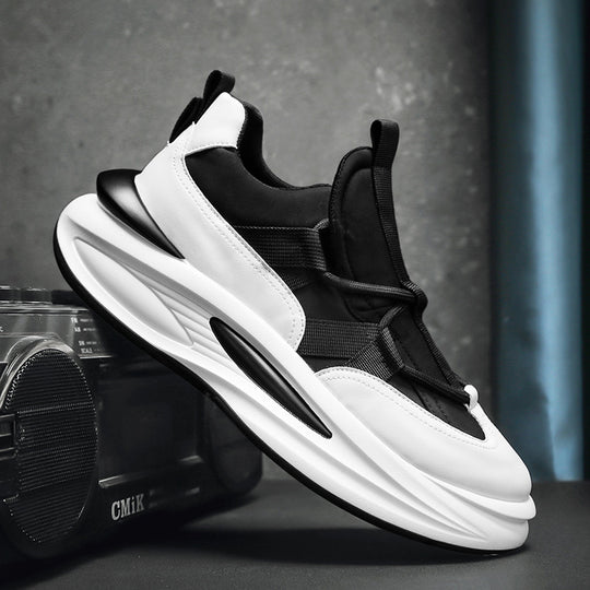 Damen Sportliche Sneakers mit elastischer Schnürsystem und atmungsaktiver Obermaterialkombination EB